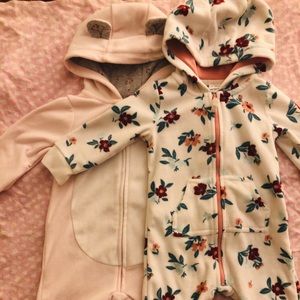 Micro-Fleece Hooded Onesies